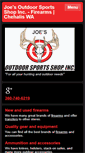 Mobile Screenshot of joesoutdoorsportsshop.com