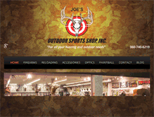 Tablet Screenshot of joesoutdoorsportsshop.com